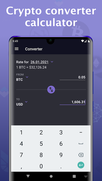 Bitcoin price - Cryptocurrency - عکس برنامه موبایلی اندروید