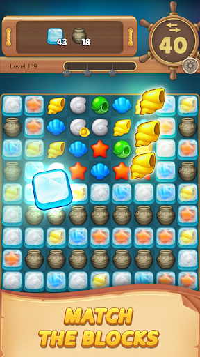 Ocean Hunter : Match 3 Puzzle - Gameplay image of android game