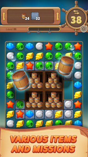 Ocean Hunter : Match 3 Puzzle - Gameplay image of android game