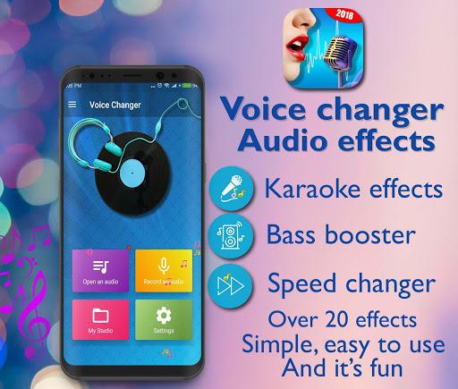 Voice Changer - Audio Effects - عکس برنامه موبایلی اندروید