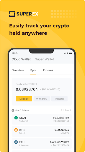 SuperEx: Trade Crypto & BTC - Image screenshot of android app