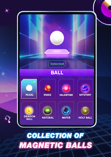 Tiles Hop Fire: EDM Piano Mix - Gameplay image of android game