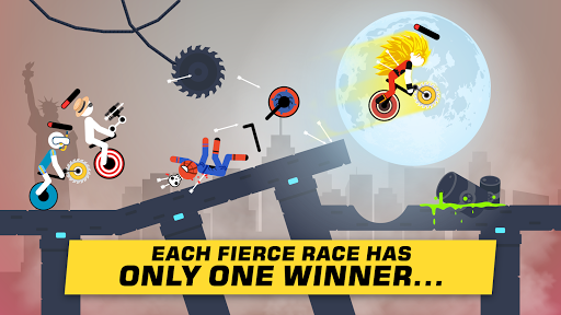 Stickman Racing - Gameplay image of android game