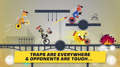 Stickman Racing - Gameplay image of android game