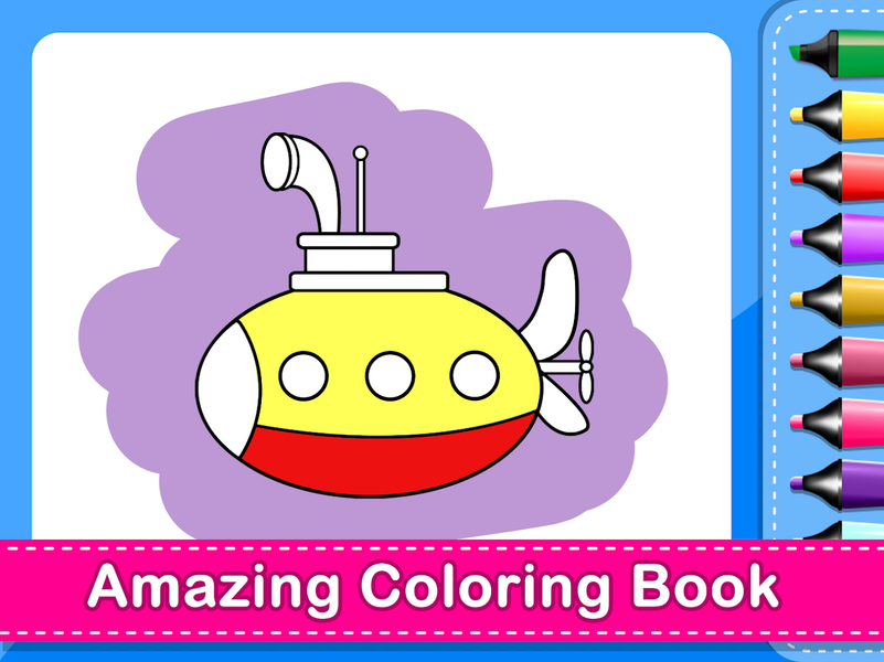 Coloring Book For Kids - Gameplay image of android game