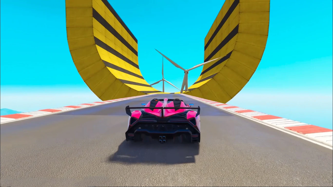 Superhero Car Ramp: Car Games - Gameplay image of android game