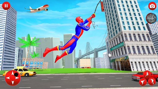 Spider Games: Spider Rope Hero - عکس برنامه موبایلی اندروید
