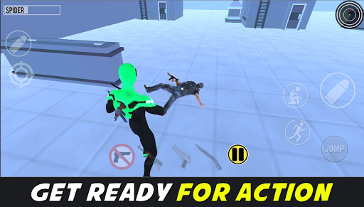 Spider Hero shooter - Gameplay image of android game