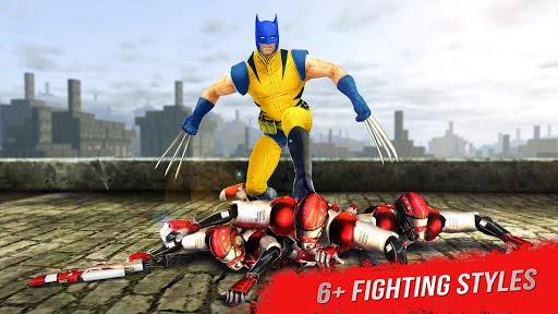 Superhero X Fighting Game - Gameplay image of android game