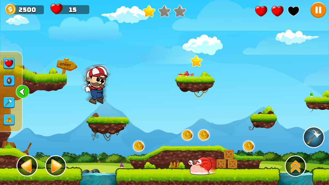 Super Marino: Jungle Adventure - Gameplay image of android game