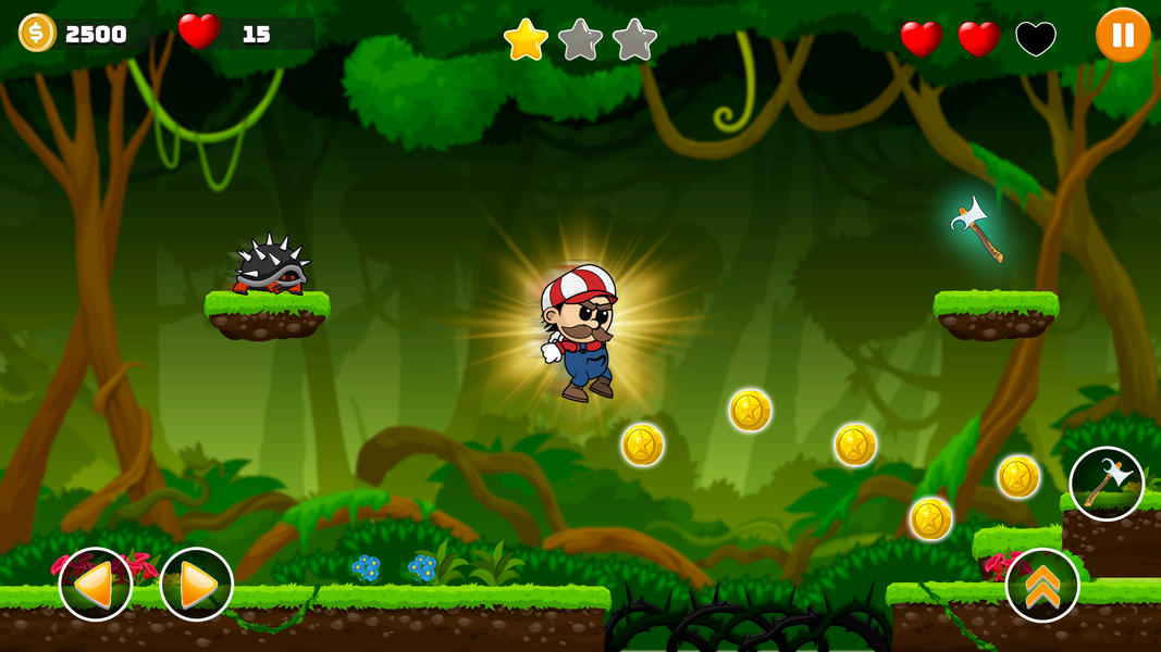 Super Marino: Jungle Adventure - Gameplay image of android game