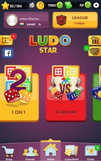 Ludo STAR: Online Dice Game - Gameplay image of android game