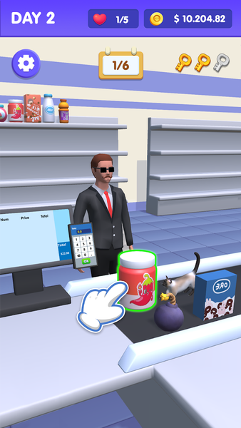 Supermarket Master Simulator - Gameplay image of android game