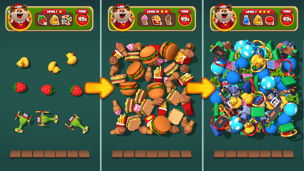 Toy Factory Match ۳ Game Party - عکس بازی موبایلی اندروید