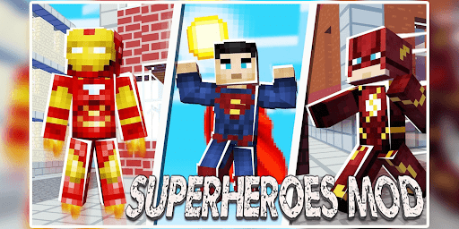 Superheroes Mod for Minecraft - Image screenshot of android app