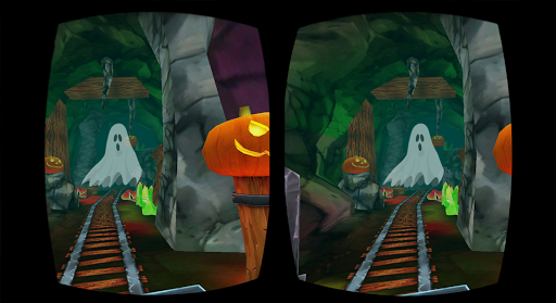 VR Halloween Ride - Gameplay image of android game