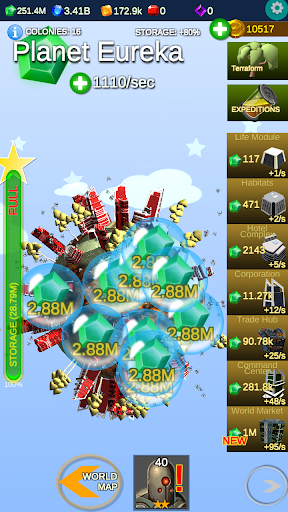 Planet Pi - Gameplay image of android game
