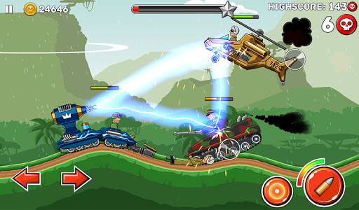 Hills of Steel - Tank Action - عکس بازی موبایلی اندروید