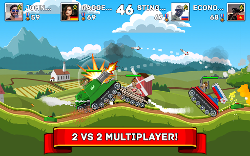 Hills of Steel - Tank Action - عکس بازی موبایلی اندروید