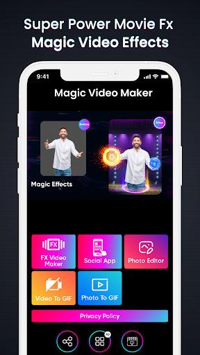 Super Power Movie Fx - Magic Video Effects - Image screenshot of android app