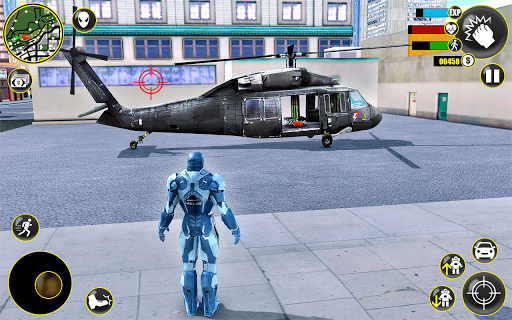 Iron Super Rope Hero - Gangstar Crime Fighting 3D - عکس بازی موبایلی اندروید