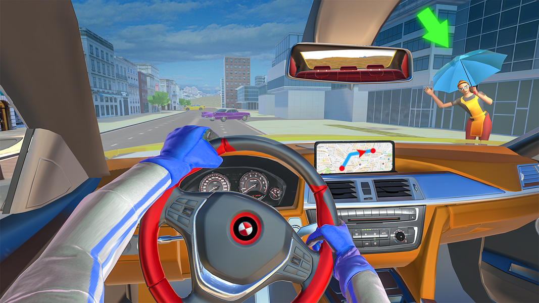 Real Taxi Driving : Grand City - Gameplay image of android game