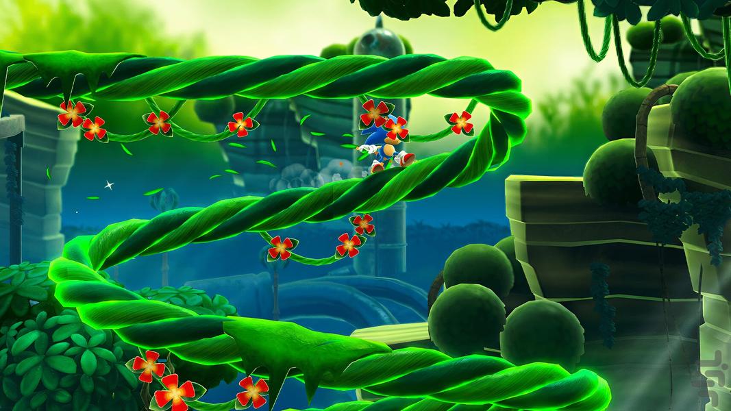 Super Sonic Hedgehog - Gameplay image of android game