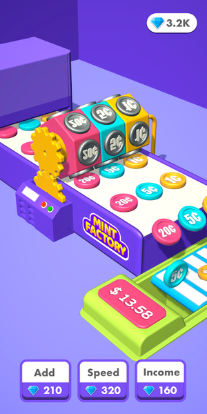 Mint Factory - Idle Money Game - Gameplay image of android game