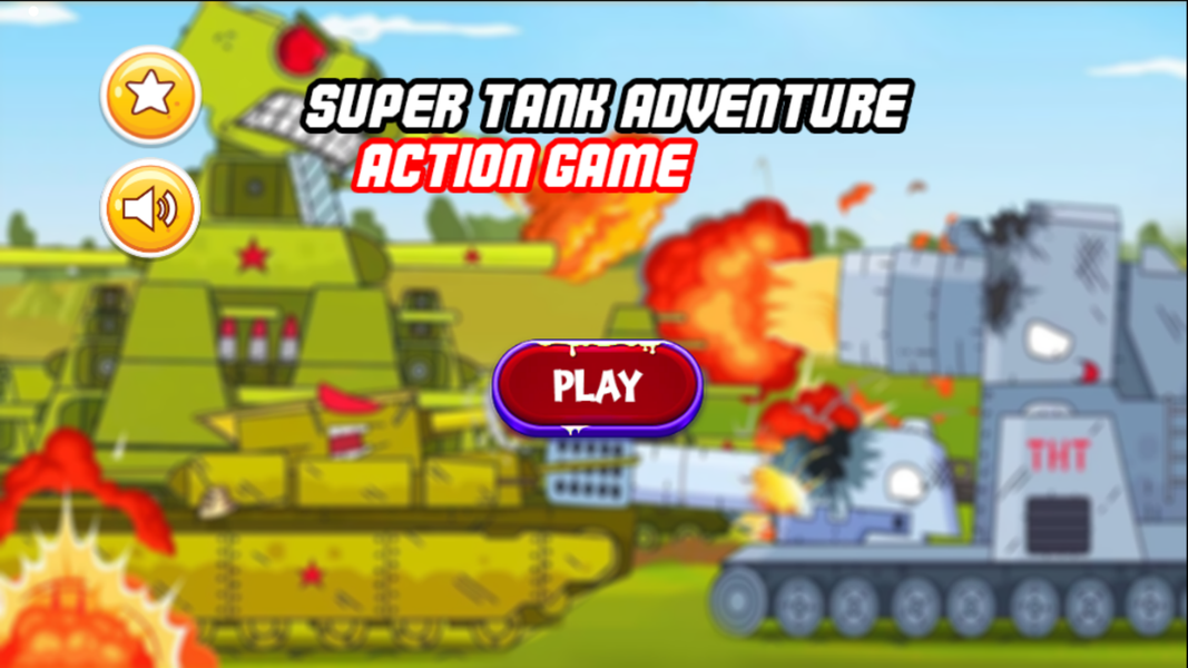 Super Tank Games For Heros - A - Gameplay image of android game