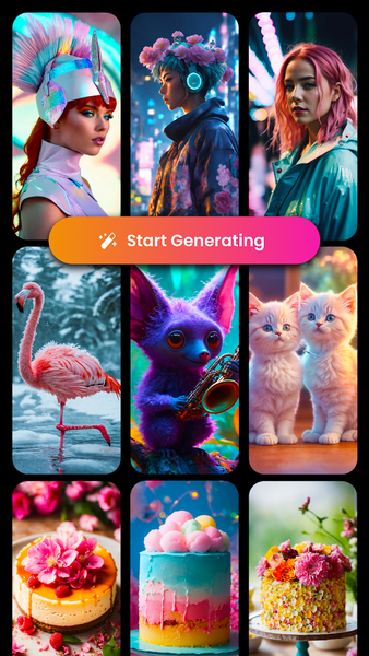 HD Wallpaper Generator - Image screenshot of android app