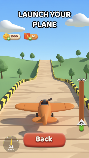Epic Airplane Flying Simulator - Gameplay image of android game