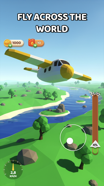 Epic Airplane Flying Simulator - Gameplay image of android game