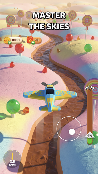 Epic Airplane Flying Simulator - Gameplay image of android game