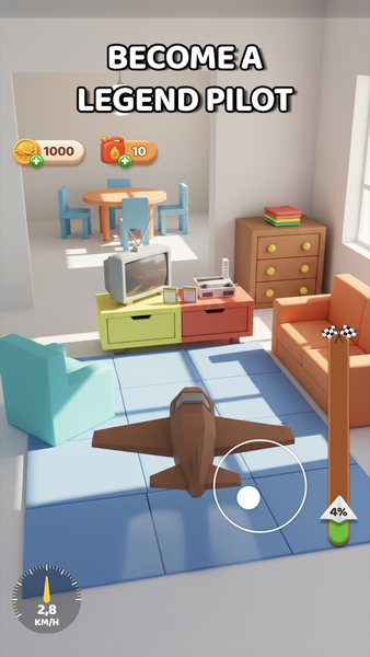 Epic Airplane Flying Simulator - Gameplay image of android game