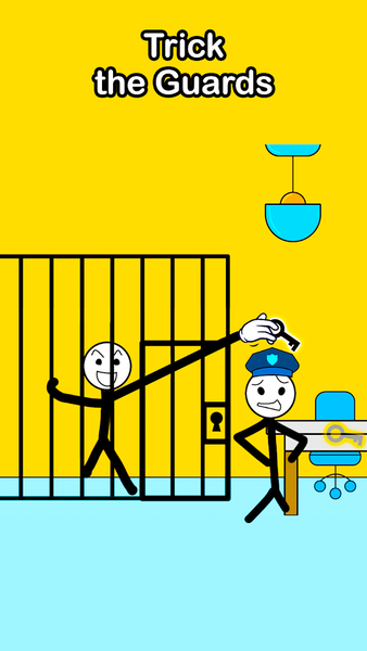 Thief Game: Stickman Escape - Gameplay image of android game