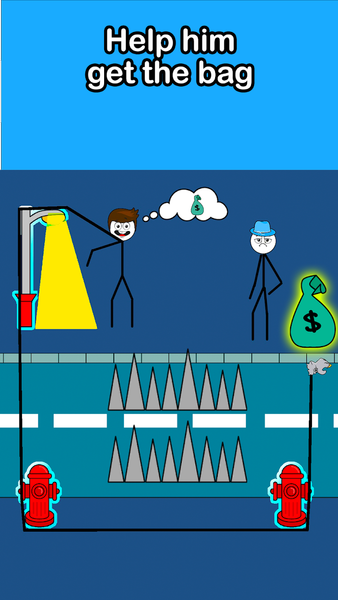 Thief Game: Stickman Escape - عکس بازی موبایلی اندروید