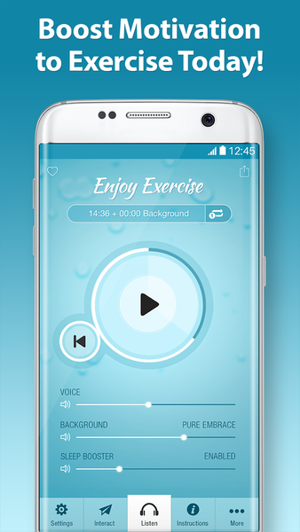 Enjoy Exercise Hypnosis - Image screenshot of android app