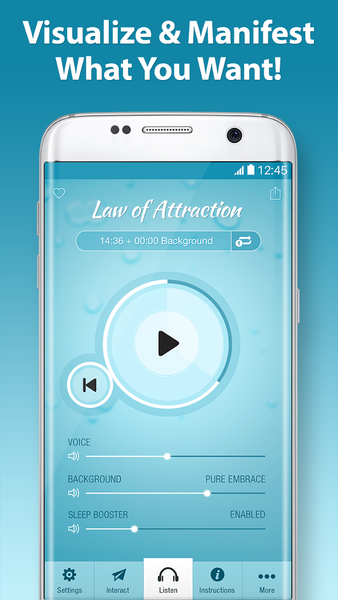 Law of Attraction Hypnosis - Image screenshot of android app