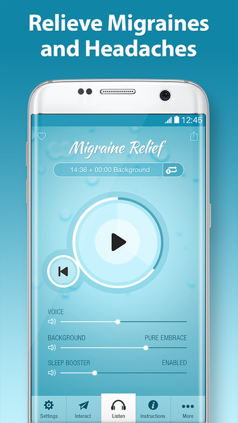 Migraine Relief Hypnosis - عکس برنامه موبایلی اندروید