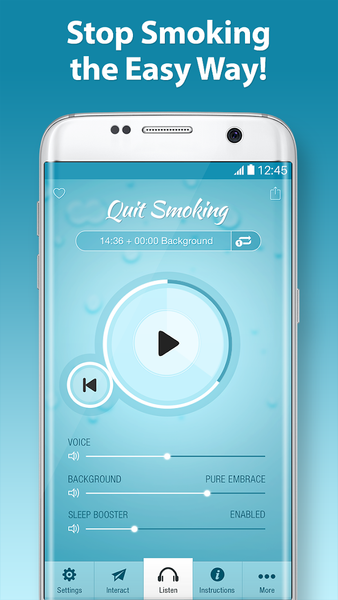 Quit Smoking Hypnosis - Image screenshot of android app