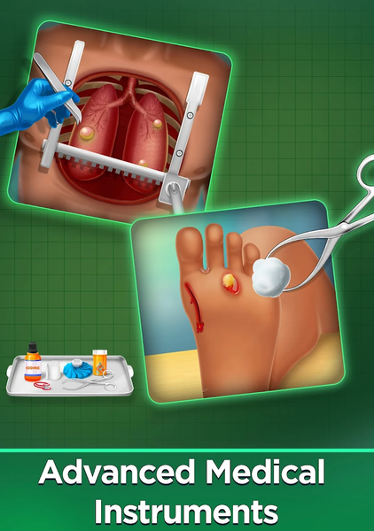 Surgery Simulator Doctor Games - Gameplay image of android game