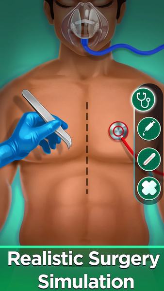 Surgery Simulator Doctor Games - Gameplay image of android game