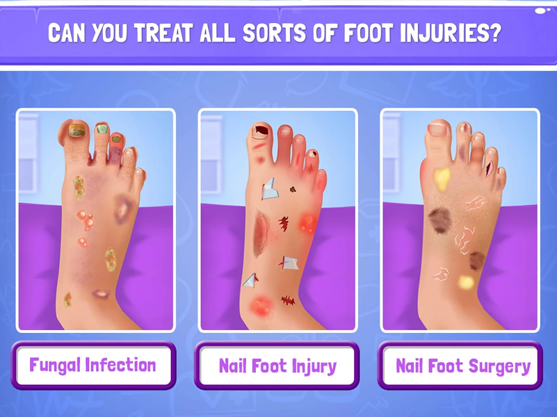 ASMR Foot Doctor Clinic Games - عکس بازی موبایلی اندروید