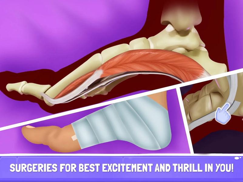 ASMR Foot Doctor Dash Hospital - عکس بازی موبایلی اندروید