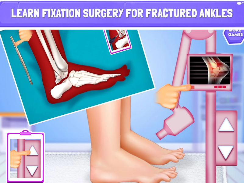 ASMR Foot Doctor Dash Hospital - عکس بازی موبایلی اندروید