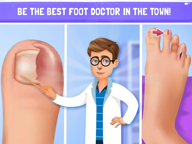 ASMR Foot Doctor Dash Hospital - عکس بازی موبایلی اندروید