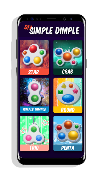 Satisfying DIY Fidget Buttons - عکس بازی موبایلی اندروید