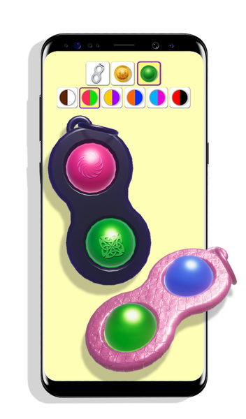 Satisfying DIY Fidget Buttons - عکس بازی موبایلی اندروید