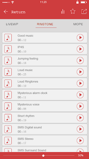 3D Sounds Digital Ringtones - Image screenshot of android app