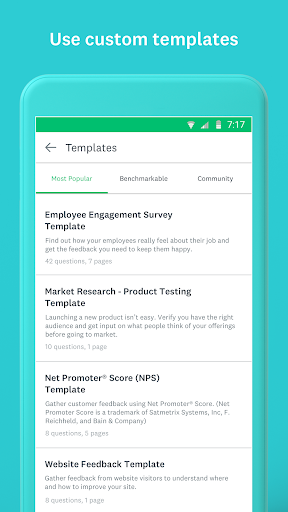 SurveyMonkey - Image screenshot of android app